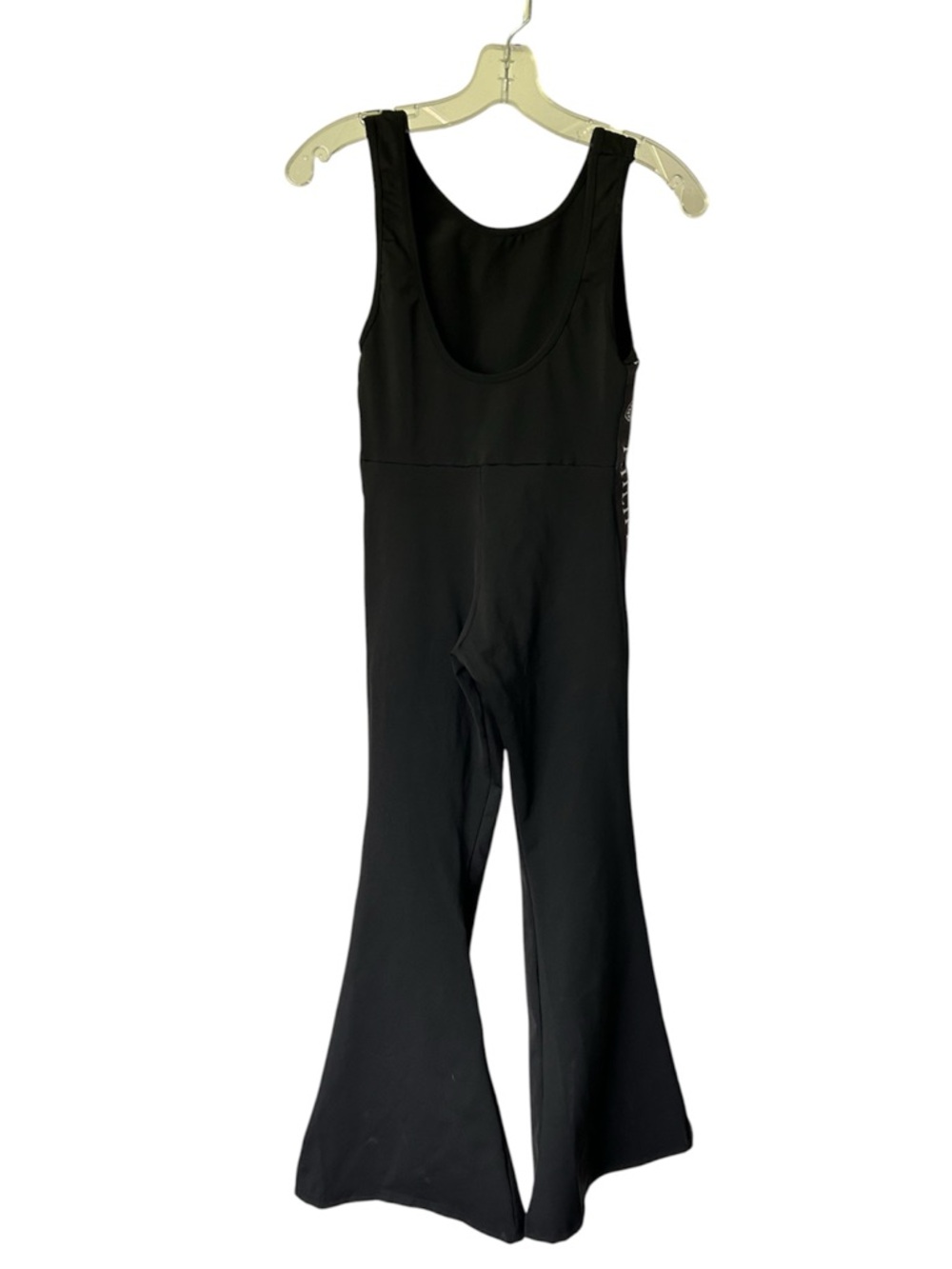 Philipp Plein Black Logo Flare Stretch Jumpsuit $1290. Luxury Designer  Size XS - Picture 3 of 6